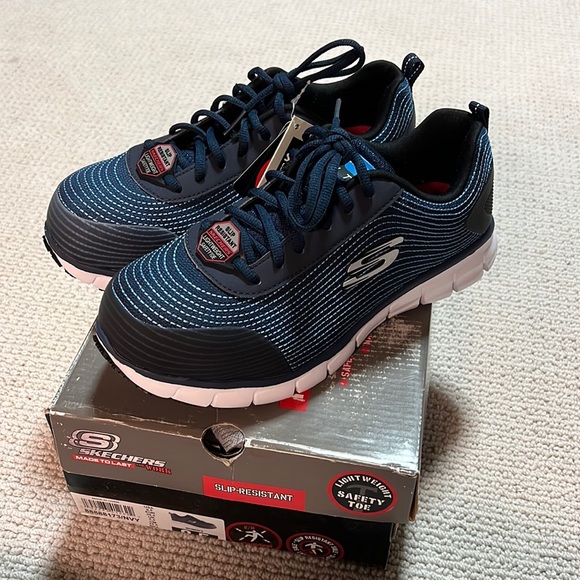 NWT - Skecher’s Made to Last Lightweight Safety Toe Sneakers Women’s 8.5M - Picture 1 of 5